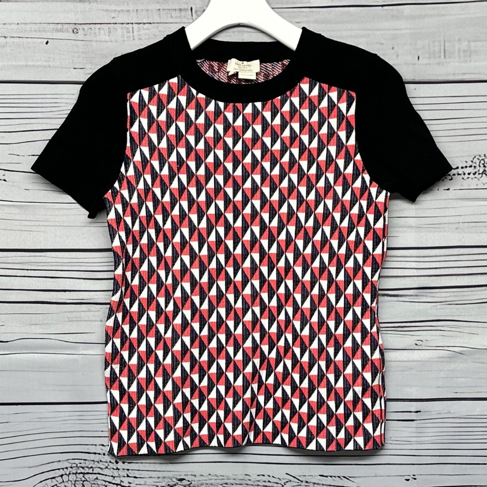⭐️Kate Spade New York Flying Kites Knit Stretch Top [Q6]